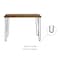 Hastings Home Hairpin Leg Computer Desk, Brown 908560IHM - alternate 5